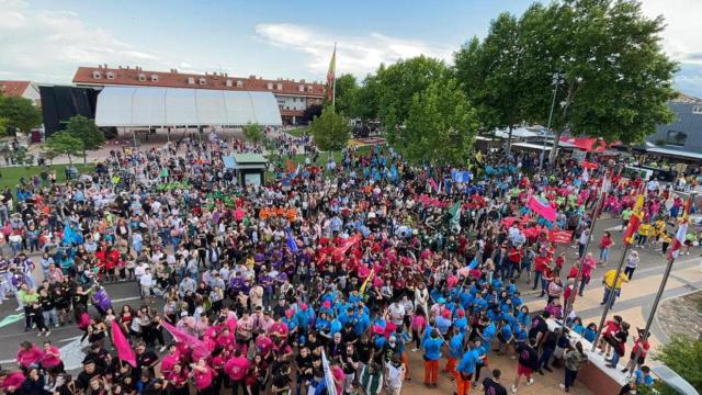 Comienzo de las fiestas en Arroyo de la Encomienda