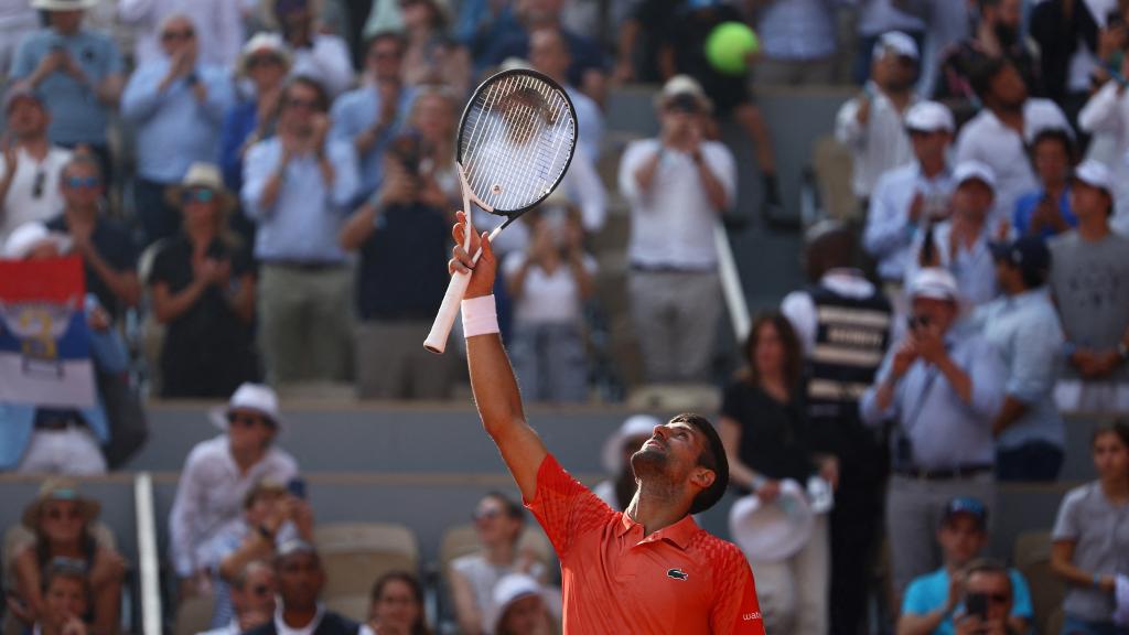 Novak Djokovic, en Roland Garros