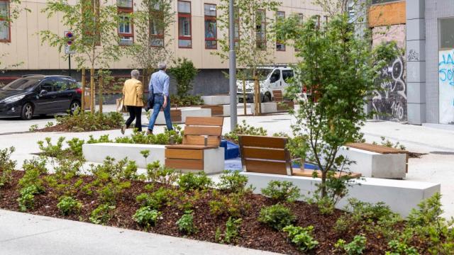 Obras de reurbanización de la calle Alcalde Marchesi