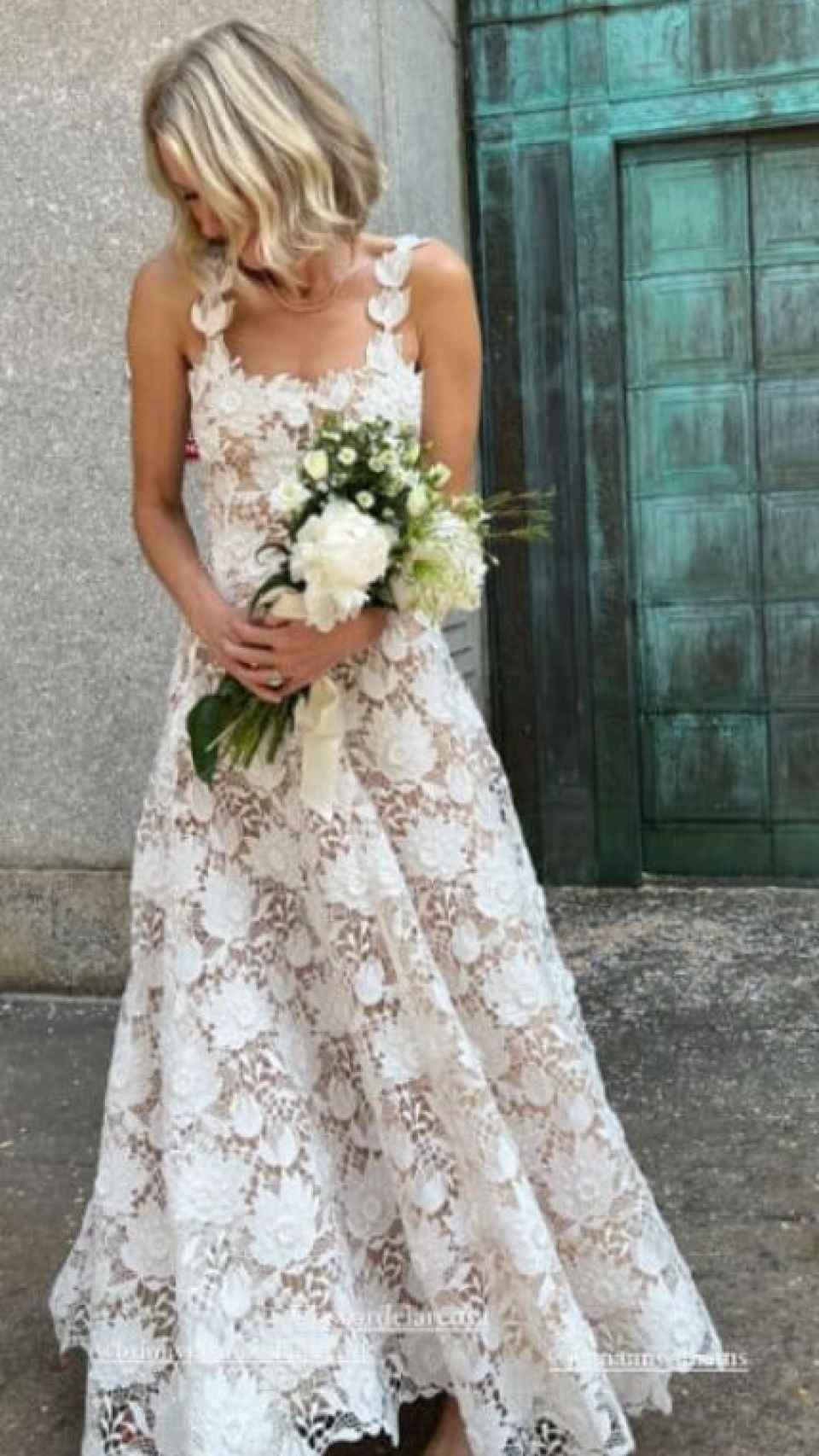 El vestido de novia de Naomi Watts, valorado en 7.000 euros.