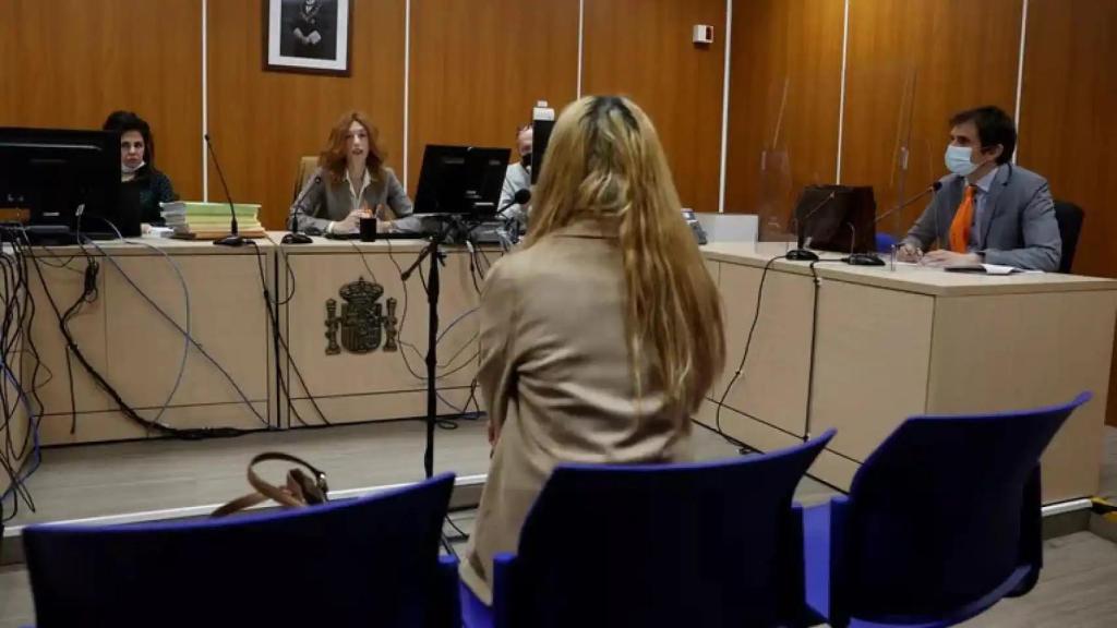 Imagen de archivo de un caso de violencia de género en los tribunales.