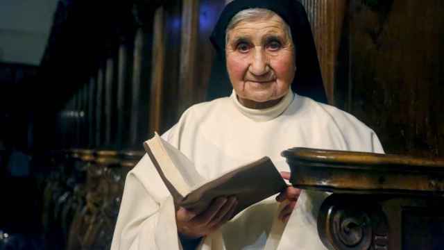 Sor María Caridad, la religiosa más veterana del monasterio de Carrizo de la Ribera