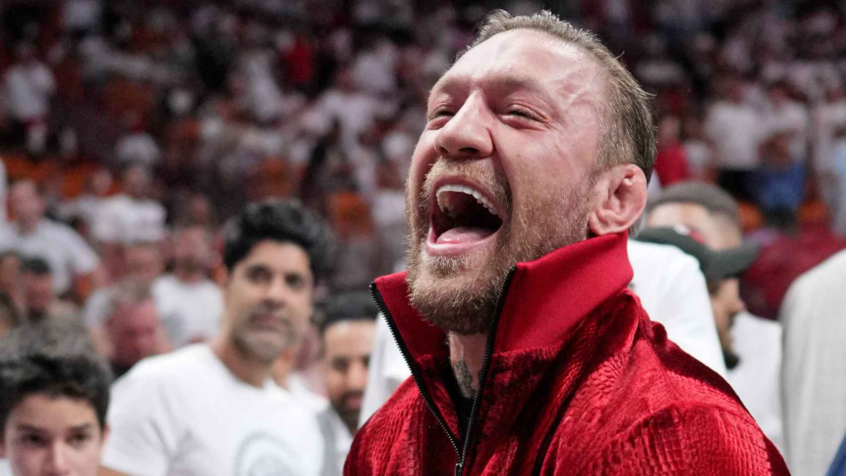 Conor McGregor, durante el cuarto partido de la final de la NBA entre Miami Heat y Denver Nuggets