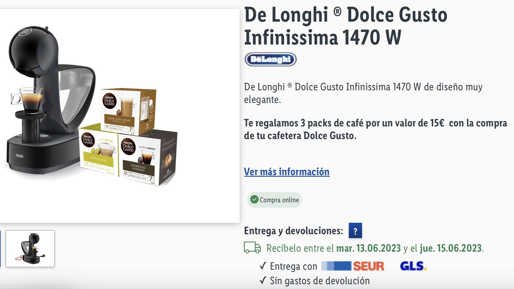 Dolce Gusto Infinissima.