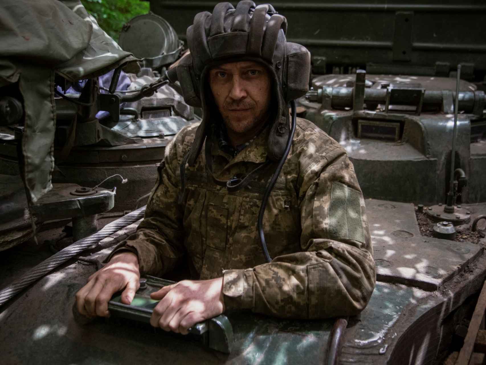 Un soldado ucraniano.