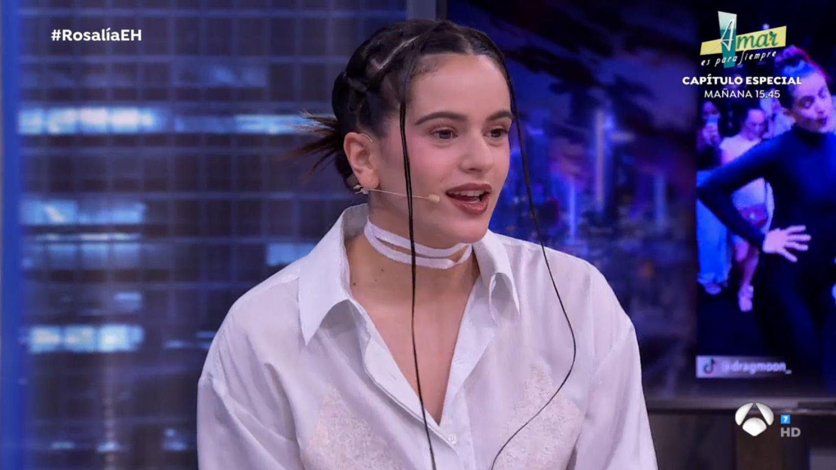 Rosalía en 'El Hormiguero'.