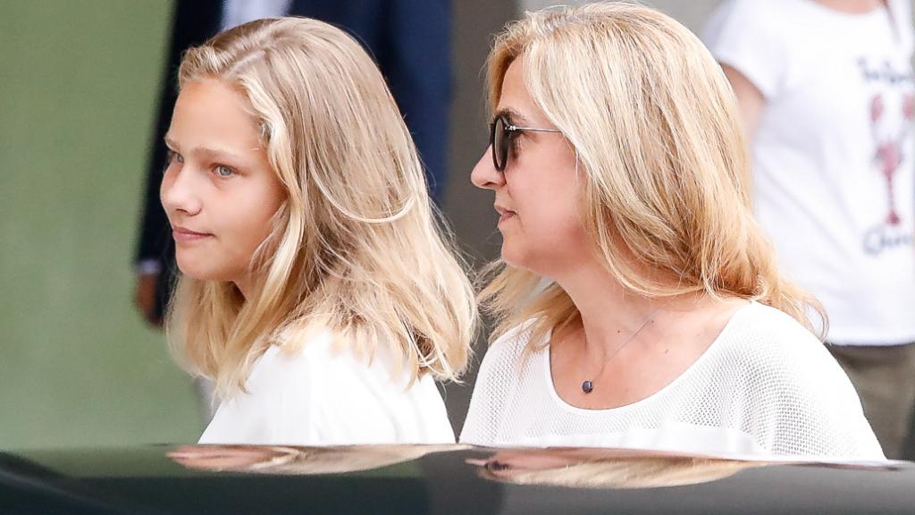 La infanta Cristina junto a su hija, Irene, en una imagen de archivo.