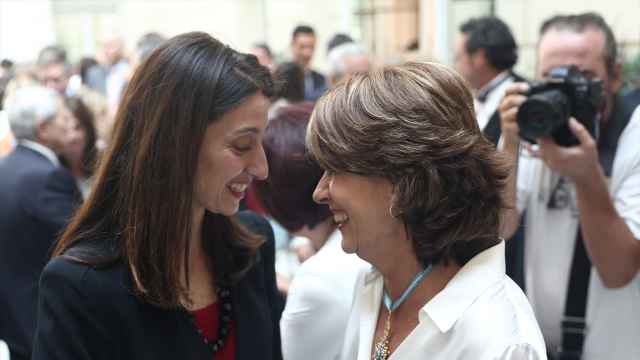 Pilar Llop y Dolores Delgado, en la toma de posesión de Álvaro García Ortiz como fiscal general el pasado 5 de septiembre