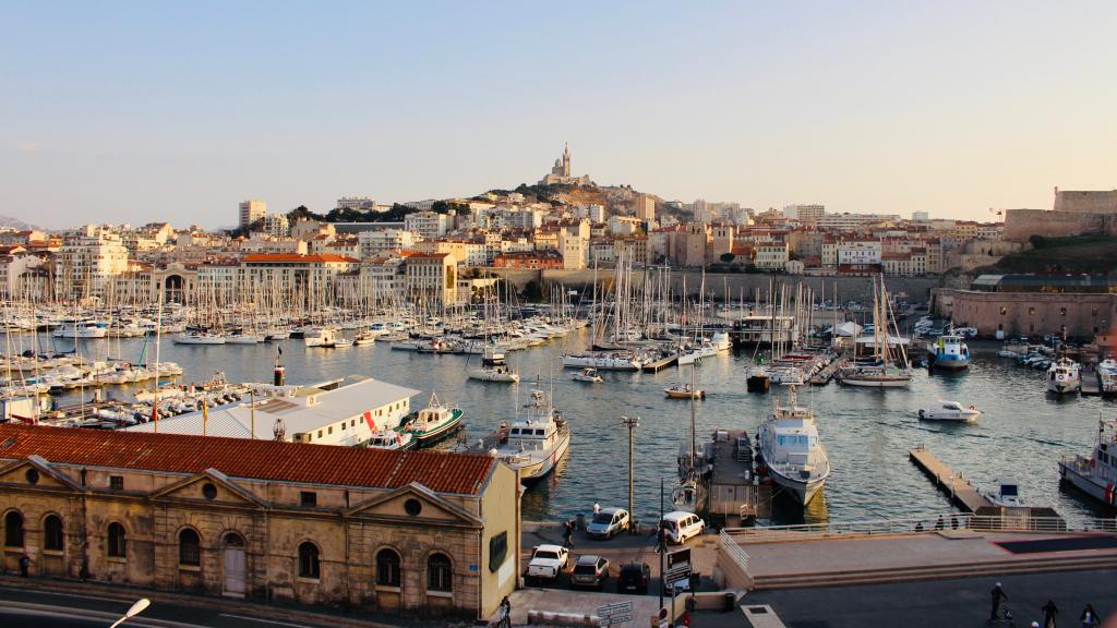 El puerto de Marsella (Francia).