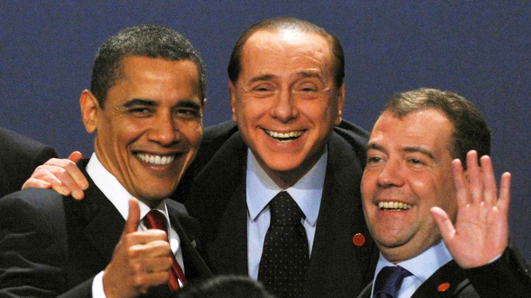 Silvio Berlusconi, imágenes de su vida política.