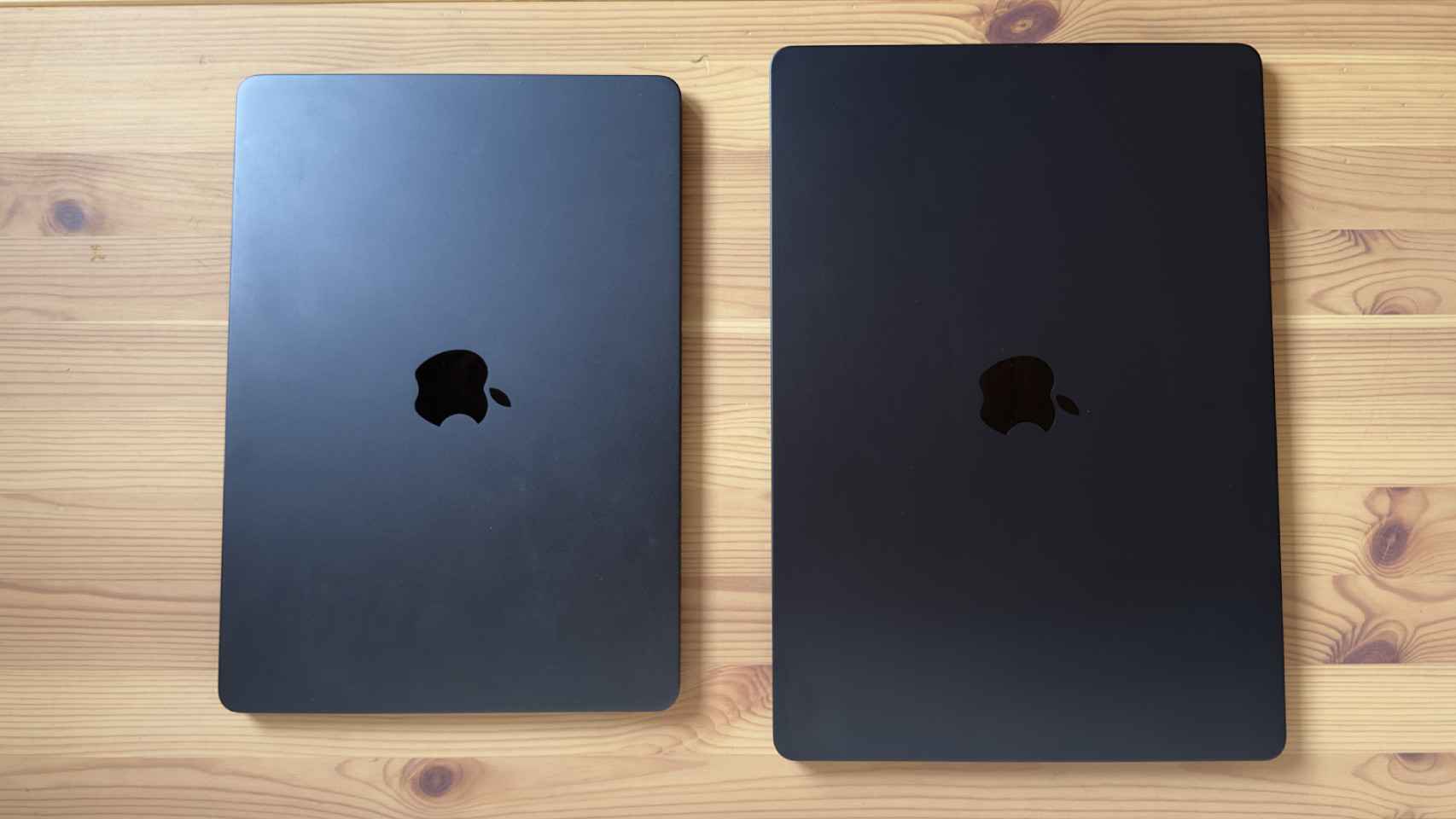 MacBook Air 13 pulgadas frente al nuevo de 15 pulgadas.