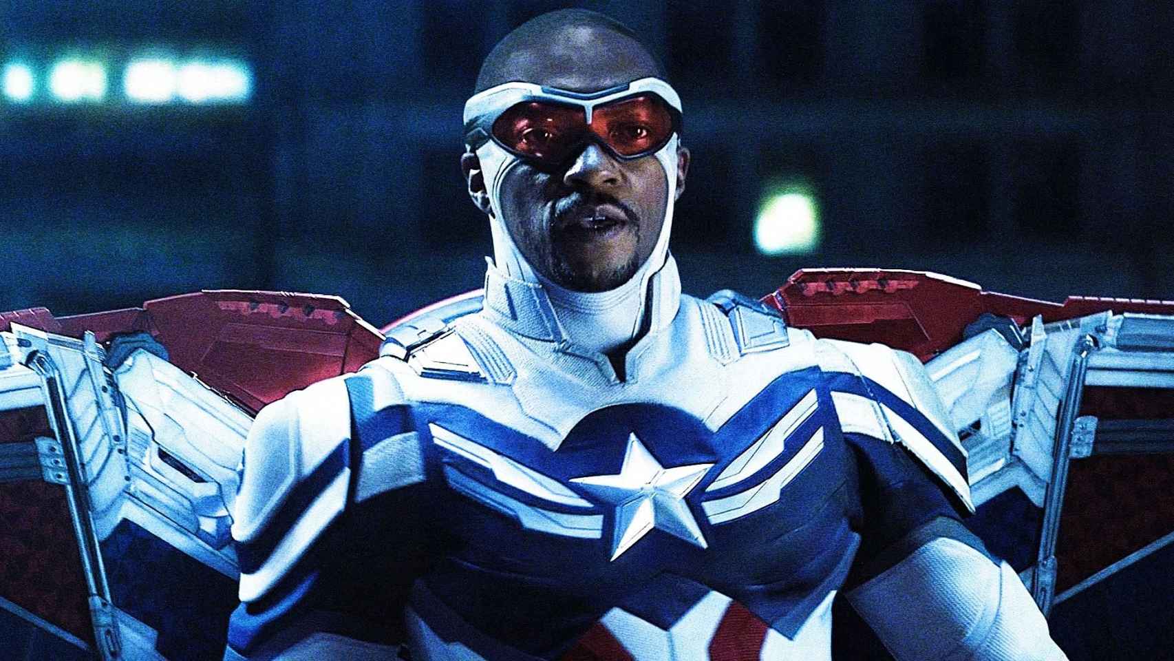 Anthony Mackie como Capitán América.