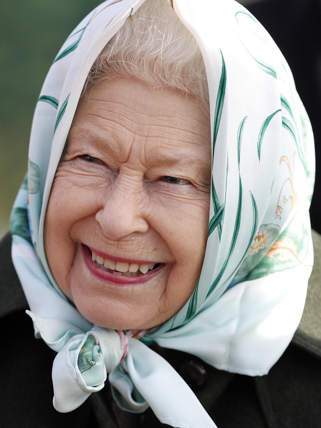 La reina Isabel, en Sandringham (2020).