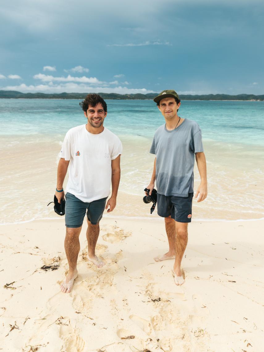 Nacho Rivera (i.) y Juan Fernández-Estrada (d.), en Islandia.