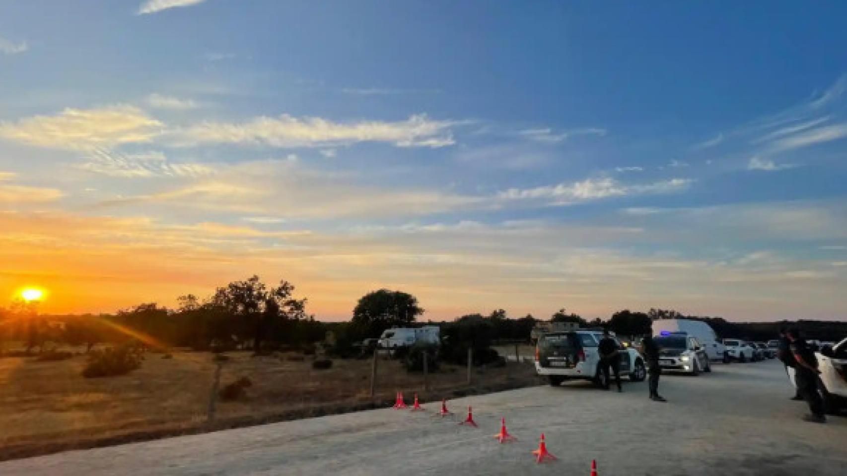 Dispositivo de la Guardia Civil para vigilar la rave ilegal de Zamora del pasado año