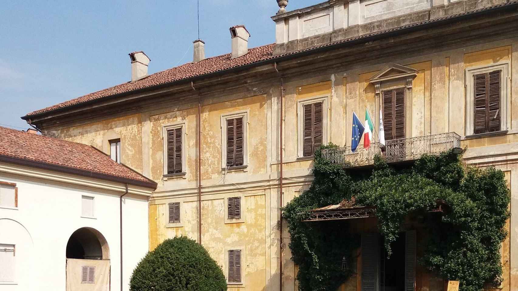 Villa Sottocasa, propiedad que deja Berlusconi en Lombardía.