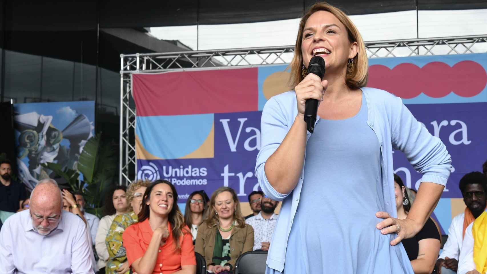 La consejera de Derechos Sociales del Gobierno de Canarias y candidata de Sumar, Noemí Santana.