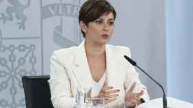 Isabel Roidríguez, ministra portavoz, este martes en la rueda de prensa posterior al Consejo de Ministros.