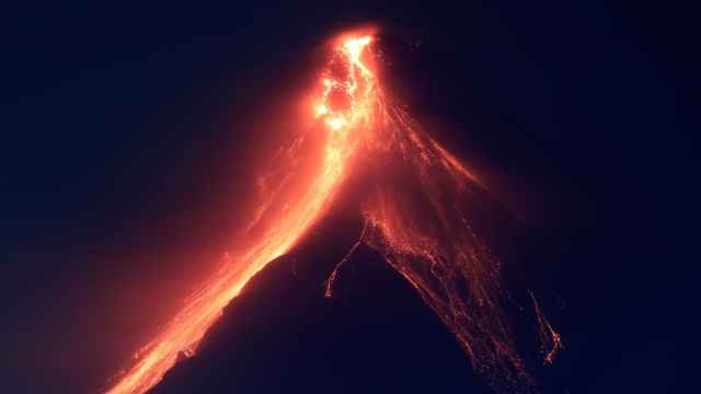 Volcán Mayón en Filipinas.