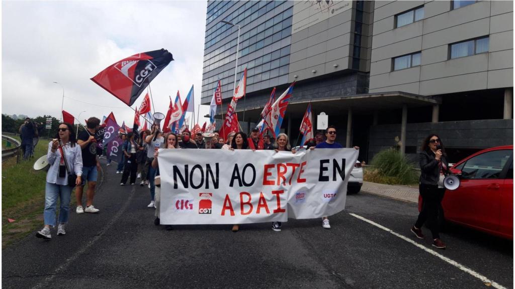 Manifestación de Abai en A Coruña el 13 de junio