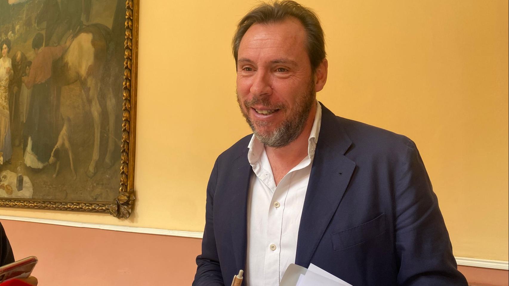 El alcalde de Valladolid en funciones, Óscar Puente, tras el pleno extraordinario