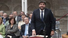 López Miras, este miércoles, durante la constitución de la Asamblea Regional de Murcia.