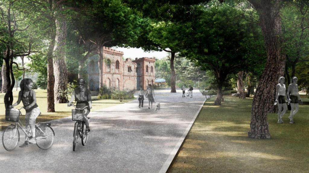 Imágenes del futuro parque metropolitano del Campamento Benítez, en Málaga