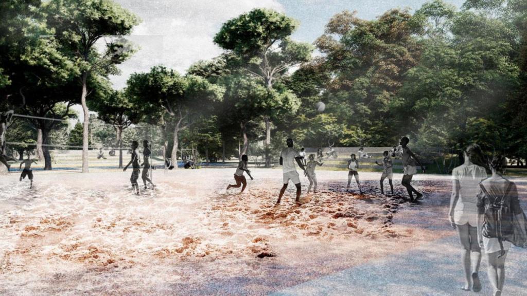 Imágenes del futuro parque metropolitano del Campamento Benítez, en Málaga