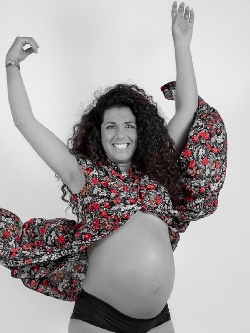 Noemí Merino en una imagen de sus redes sociales, de su etapa de embarazo.