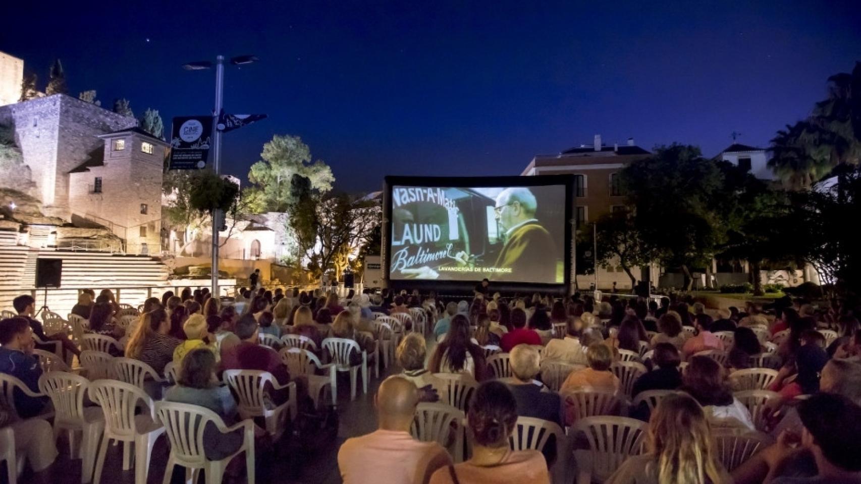 Cine Abierto en Málaga.