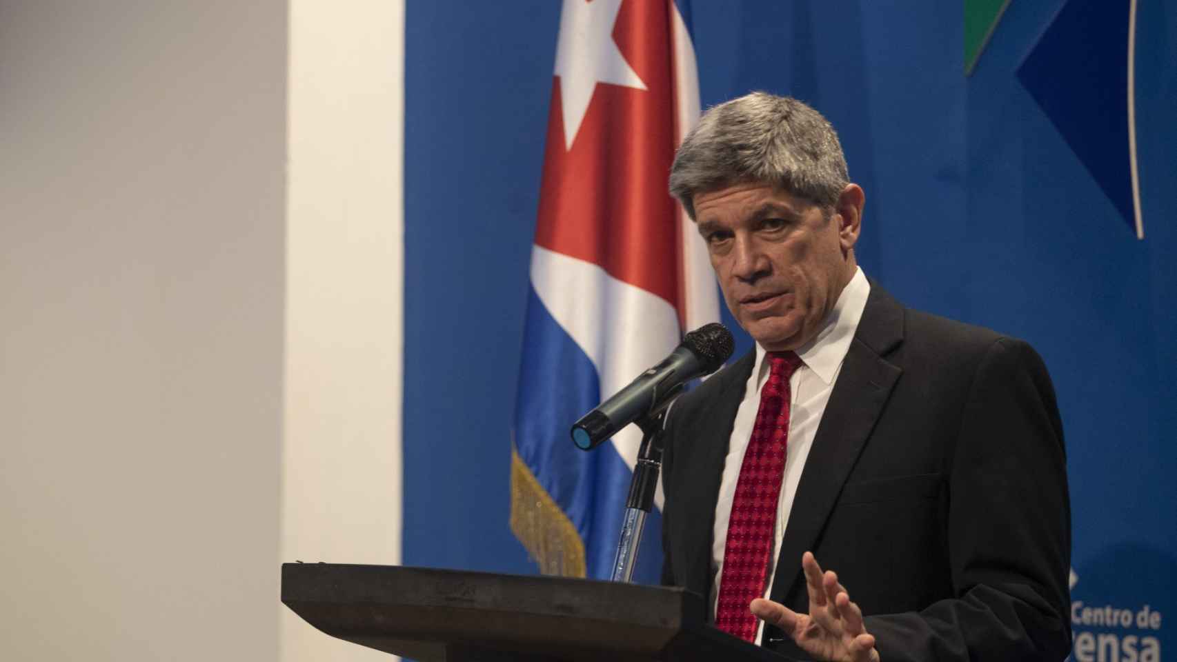 Carlos Fernández de Cossío, viceministro de Relaciones Exteriores de Cuba, en declaraciones a la prensa.