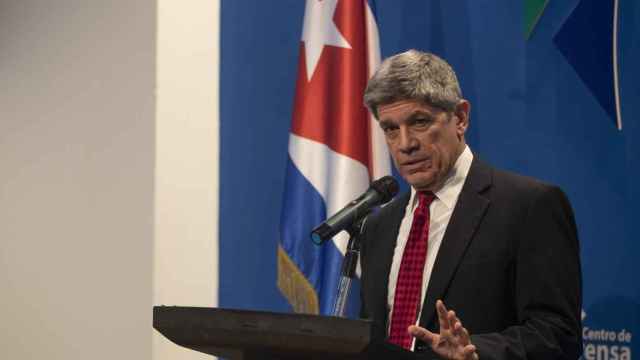 Carlos Fernández de Cossío, viceministro de Relaciones Exteriores de Cuba, en declaraciones a la prensa.