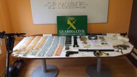 La Guardia Civil desarticula un punto de venta de droga en Rianxo (A Coruña)