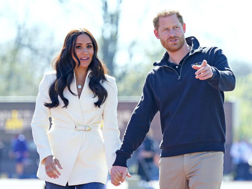 Meghan Markle y el príncipe Harry.