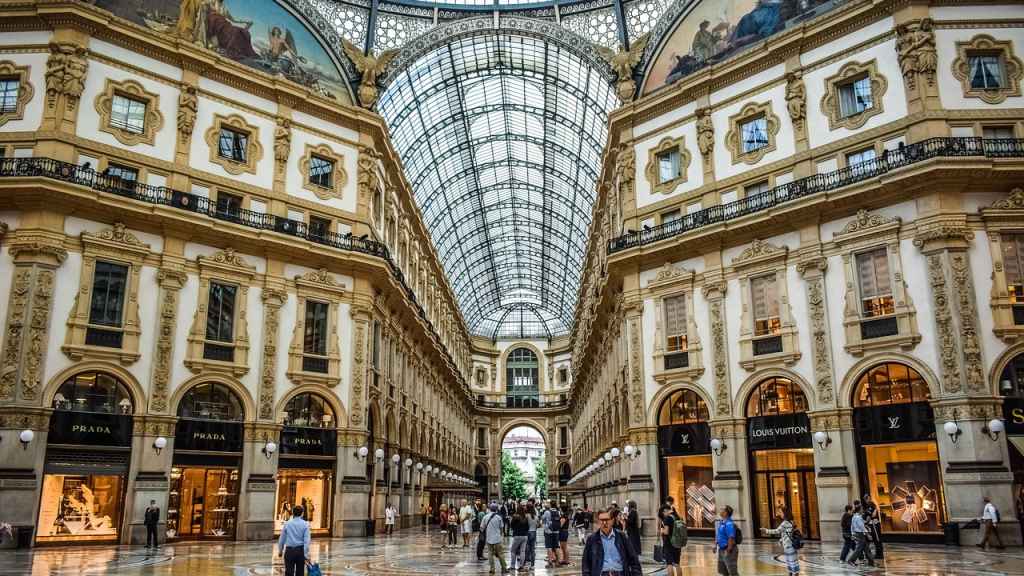 La Galleria Vittorio Emanuele II.