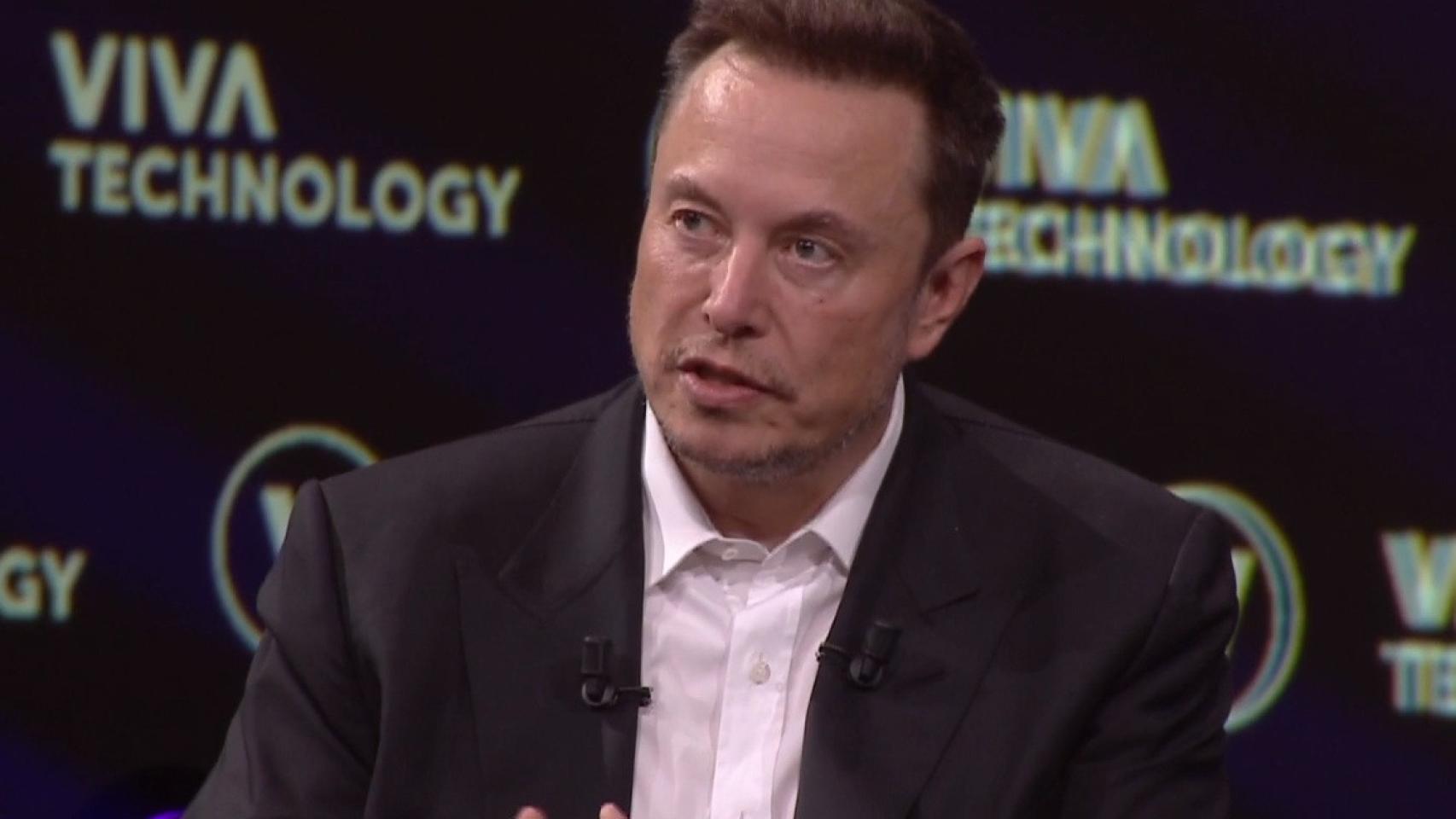 Elon Musk, durante su participación en la edición del evento tecnológico de París el 16 de junio.