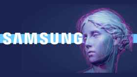 Fotomontaje con el logo de Samsung