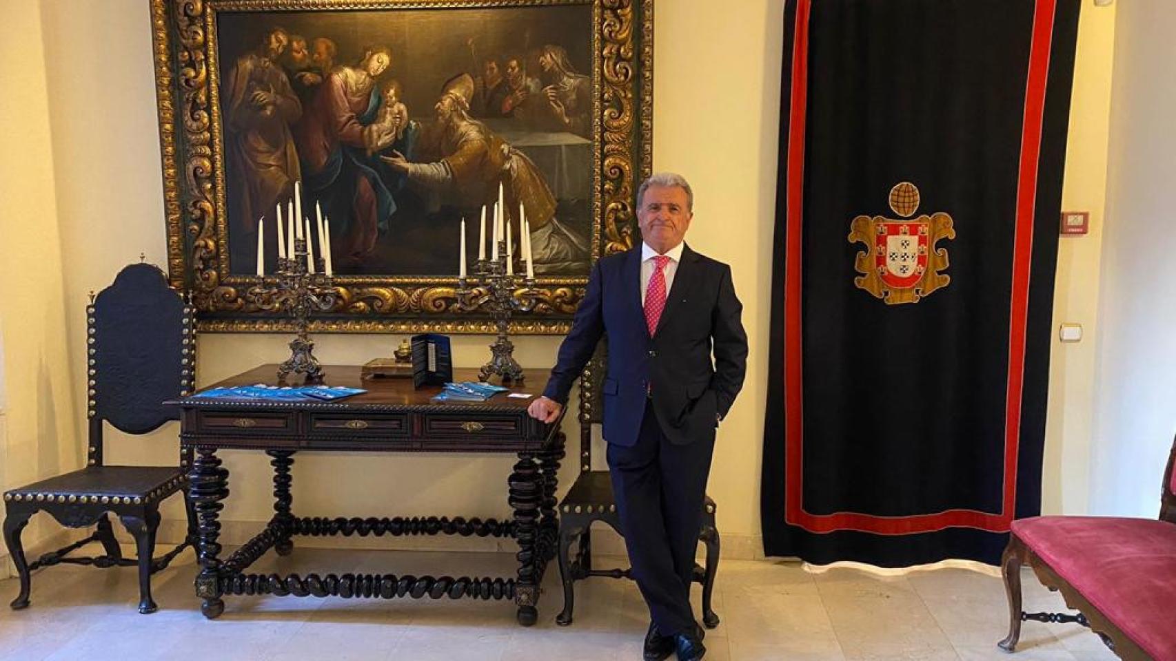 El decano del Cuerpo Consular en Málaga y cónsul de Portugal.