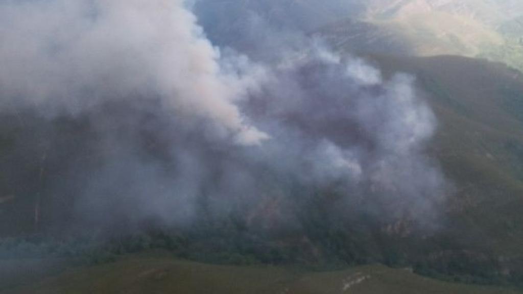 Incendio forestal Villar de Acero