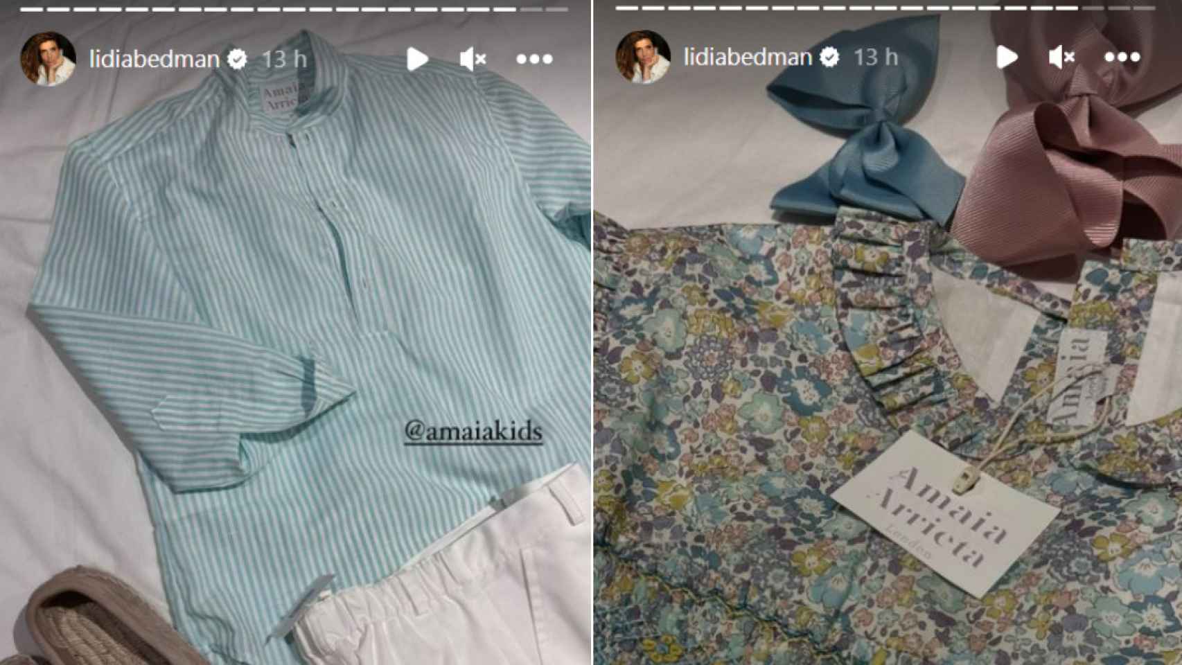 La ropa de Amaia Kids que lucirán los hijos de Lidia Bedman y Santiago Abascal.
