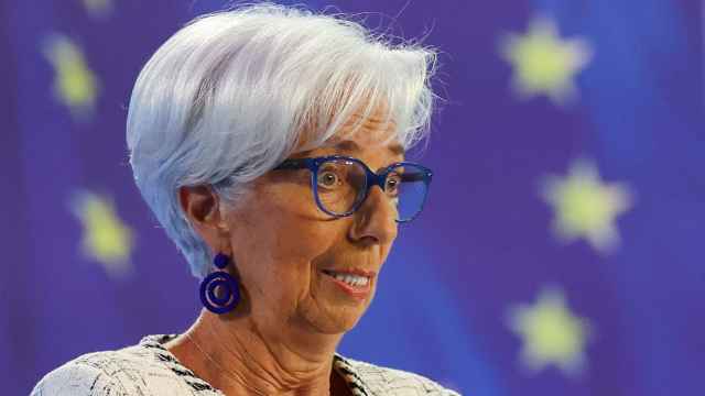 La presidenta del Banco Central Europeo (BCE), Christine Lagarde, durante una rueda de prensa.