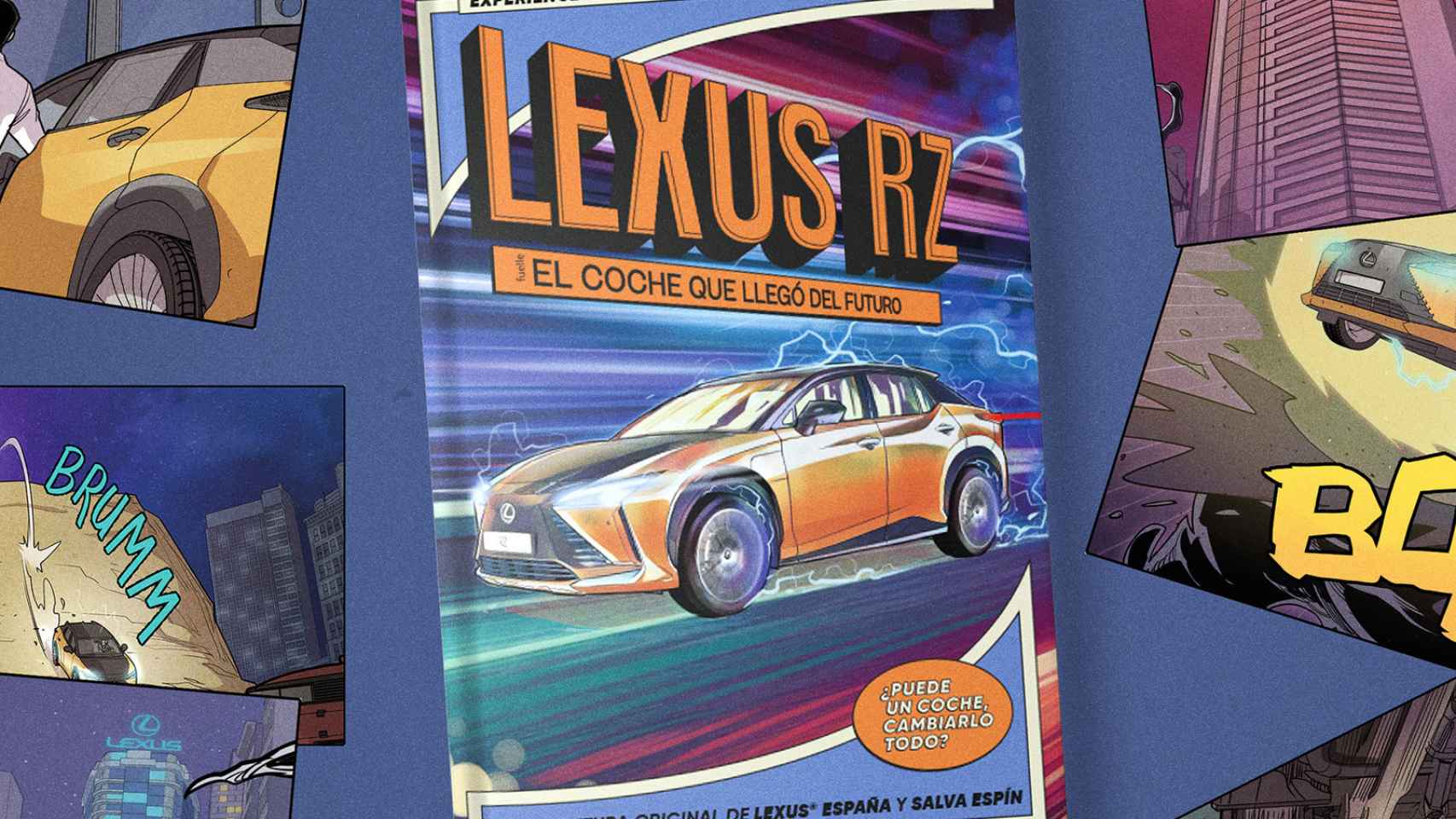 Así es el cómic de tapa dura de Lexus.