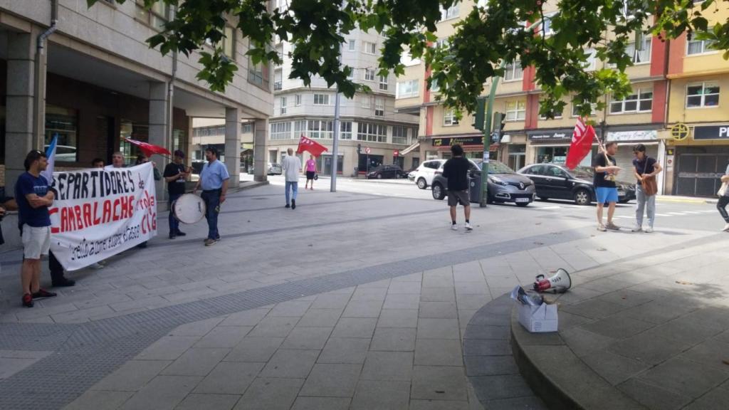 Protesta de Cambalache en A Coruña.