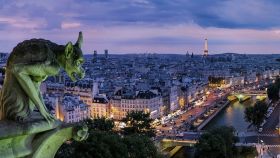 Vista de París, la 'Ciudad de la luz'.