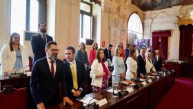 Concejales del PP en al Ayuntamiento de Málaga.