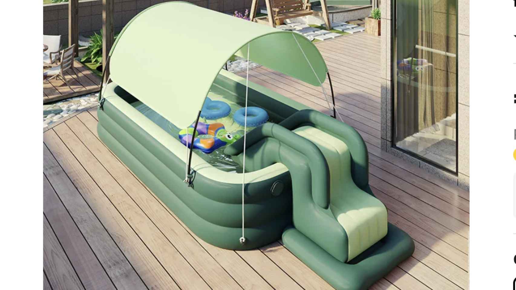 Piscina inflable.