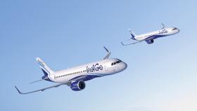 Aviones A320 de IndiGo.