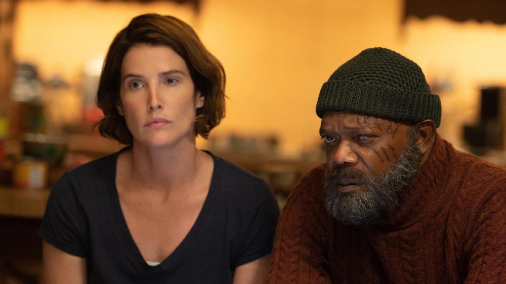 Cobbie Smulders y Samuel L. Jackson