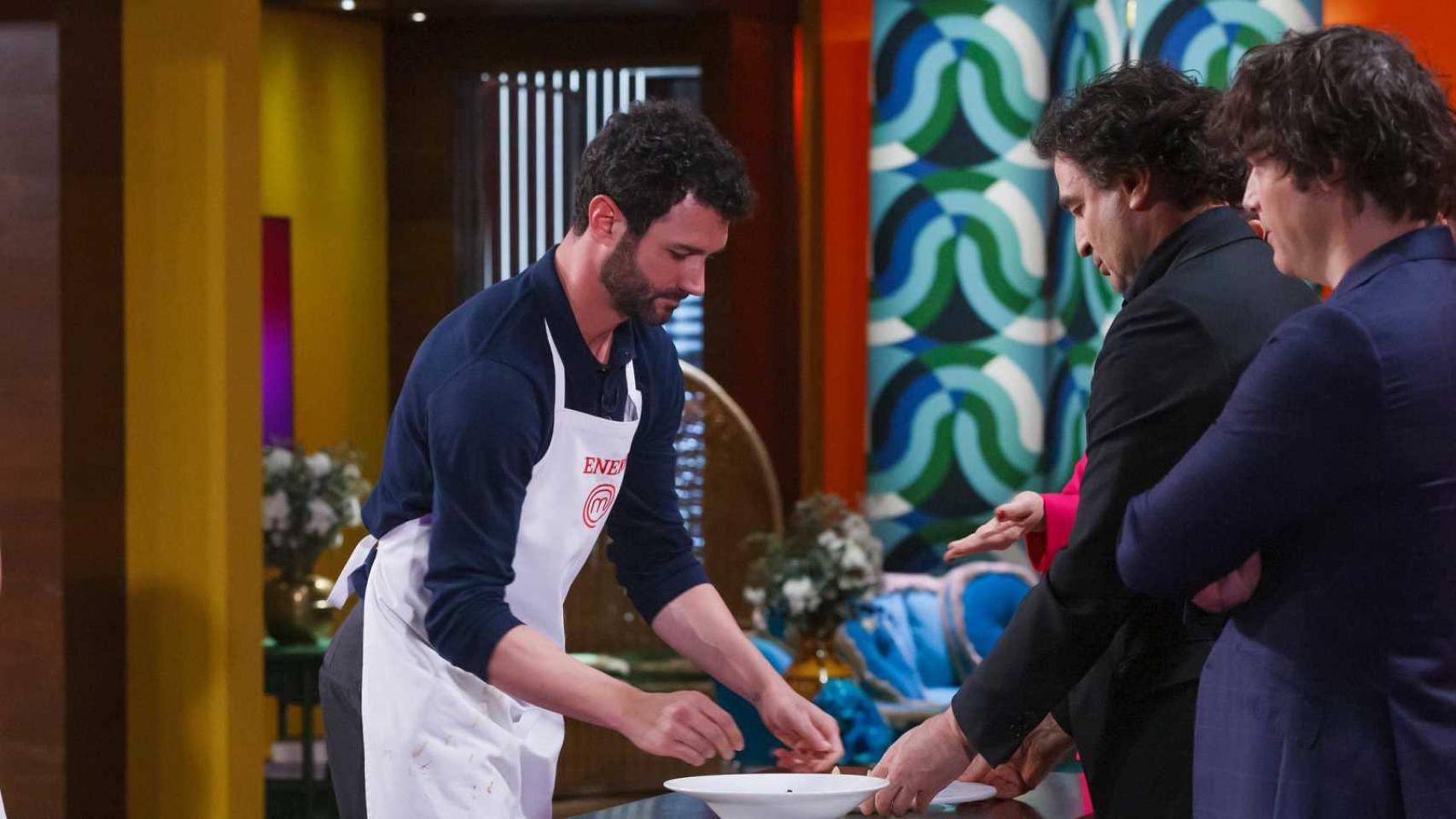 Eneko Fernández, durante su participación en ‘MasterChef 11’.