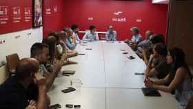 Ejecutiva del PSOE de Salamanca que aprobó la lista de diputados a La Salina